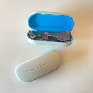 Warby Parker Glasses Case Lot of 2 with Dust Cloths